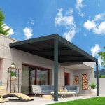 Pergola solaire energy gris anthracite 3616x5977m