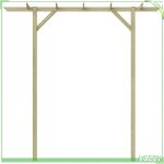 Pergola - v geby - 205 x 40 x 203 cm - bois de pin - résistant à la pourriture - facile à assembler Pergola - v geby - 205 x 40 x 203 cm - bois de pin - résistant à la pourriture - facile à assembler