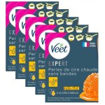 Perles de cire chaude - veet - lot de 5 - 230 g - hypoallerg�nique - �pilation sans bande