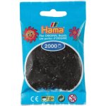 2 000 perles mini (petites perles �25 mm) noir