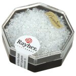 Perle - miyuki - delica - 16 mm - aurore bor�ale transparent - verre japonais