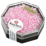 Perles miyuki delica - miyuki - 16 mm - ros� transparent - rainbow - verre