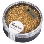 Perle rocaille premium garniture argent 22 mm topaze clair 12 g