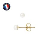 Boucles doreilles - perlinea - véritables perles de culture - or jaune 9 cts - 3 - 4 mm - femme Boucles doreilles - perlinea - véritables perles de culture - or jaune 9 cts - 3 - 4 mm - femme