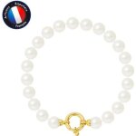 Bracelet - perlinea - perles de culture deau douce 7 - 8 mm - or jaune - qualit� aaa + - certificat dauthentic ...