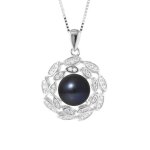 Collier - perlinea - corolle - perle de culture deau douce 8 - 9 mm - argent 925 - femme Collier - perlinea - corolle - perle de culture deau douce 8 - 9 mm - argent 925 - femme