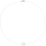 Collier - perlinea - perle de culture deau douce aaa + - argent 925 - longueur ajustable 30 - 42 cm - ...