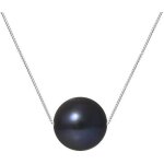 Perlinea - collier perle de culture deau douce aaa + - ronde 9 - 10 mm - noire - argent 925 millièmes ... Perlinea - collier perle de culture deau douce aaa + - ronde 9 - 10 mm - noire - argent 925 millièmes ...