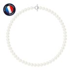Collier - perlinea - perle de culture deau douce aaa + - 8 - 9 mm - argent 925 - femme
