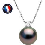 Collier - perlinea - perle de tahiti a + - argent 925 - 8 - 9 mm - longueur 42 cm