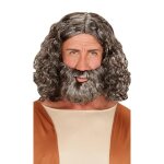 Perruque et barbe biblique widmann ? accessoire blanc pour adulte (mixte)
