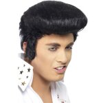 Perruque elvis presley luxe - smiffys - homme - noir