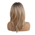 Perruque femme dor�e 50 cm - inf - chic et styl�e - fibre synth�tique - blond