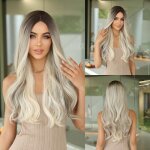 Perruque femme - inf - longue ondul�e - fibre synth�tique - confortable - naturelle