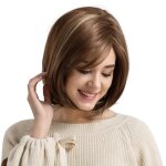Perruque femme - salalis - ss100 - cheveux synth�tiques courts - brun - r�sistant � la chaleur