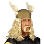 Perruque de gaulois - widmann - homme moyen ge - jaune - synthtique - blond