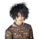 Perruque gothique noir adulte