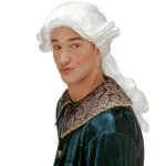 Perruque louis xv homme marquis / marquises - widmann - blanche - perruque - blanc