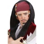 Perruque pirate enfant - widmann - flamme retardante - mixte - int�rieur