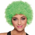Perruque pop vert
