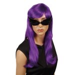 Perruque - ptit clown - lola - longue raide  frange - violet
