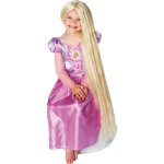 Perruque raiponce avec mches - rubies - 80 cm - jaune - enfant - disney princesses