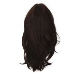 Perruque synthtique - mxzzand - longue et lisse - cheveux noirs - confortable et lastique - pour femmes ...