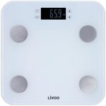 Pse - personne impdancemtre - livoo - dom427w - 7 indicateurs - max 180 kg - 13 profils - lcd - marche ...