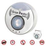 Pest reject pro rpulsif electrique ultrason souris moustique fourmis araignes