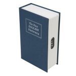 Coffre - fort - silverline - livre trompe - l?il - discret - métal et carton - 180x115x55mm Coffre - fort - silverline - livre trompe - l?il - discret - métal et carton - 180x115x55mm