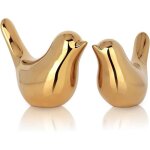 Petit oiseau decoratiflot de 2 statues de petit animaloiseau decorationstatue decoration interieurdor ...