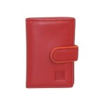 Petit porte - cartes hexagona cuir ref xga40922 rouge