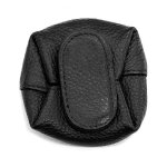 Petit porte monnaie femme cuir vritable forme ronde - fermeture rabat - spacieux compact originale et ...
