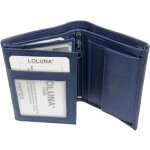 Petit porte monnaie homme femme cuirmini portefeuille format carte credit 3 volets pour 10 cartes permis ...
