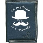 Petit portefeuille homme porte monnaie papiers meilleur papa fete des peres