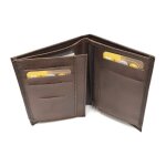 Petit portefeuille homme slim souple 2 volets pour placer permis identit cartes billet monnaie ? ide ...