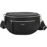 Petit sac banane en bandouli�re femme multipoches - noir