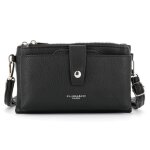 Petit sac pochette bandouli�re femme pour t�l�phone portable - noir