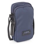 Petite sacoche homme vintage 317217 bleu