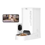 Distributeur de croquettes automatique - pet kit - yumshare solo - 3l - cam�ra infrarouge - connect�