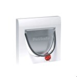 Chatire - petsafe - classic staywell - 4 positions de verrouillage - blanc - rsistante aux intempries ...