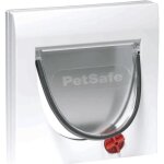 Chatire - petsafe - staywell 917 - tunnel intgr - 4 positions de verrouillage - blanc