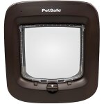 Petsafe - chatière à puce électronique 22 x 23. 9 cm - brun Petsafe - chatière à puce électronique 22 x 23. 9 cm - brun