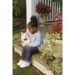Petsafe - clture anti - fugue deluxe avec collier spcial chat - tanche - 4 niveaux de stimulation ...