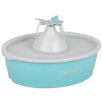 Fontaine pour animaux - petsafe - drinkwell papillon - 15 l - bleu et gris - int�rieur
