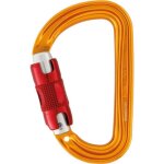Mousqueton - petzl - sm d twist - lock - jaune - compact - lger