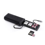 Pgytech tui lecteur de cartes haute vitesse sd createmate noir