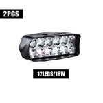 Phare 2pcs projecteur spot longue port�e moto feux de travail lampe 12v hors route pour voiture atv suv ...