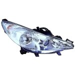 Phare avant droit 3 lampes peugeot 207 de 2006 a 2009 pas cher