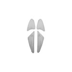 Phares cabochon clignotant scoot adaptable peugeot 50 buxy zenith speedake av + ar transparent (x4)